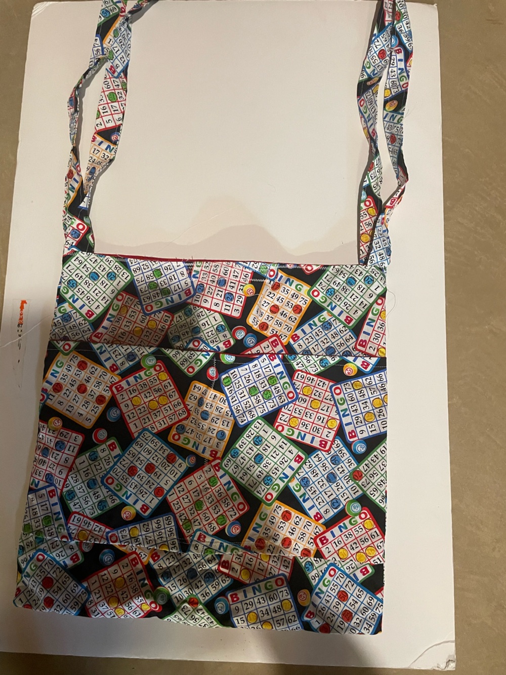 Women’s Multicolor Bingo Print Crossbody Bag